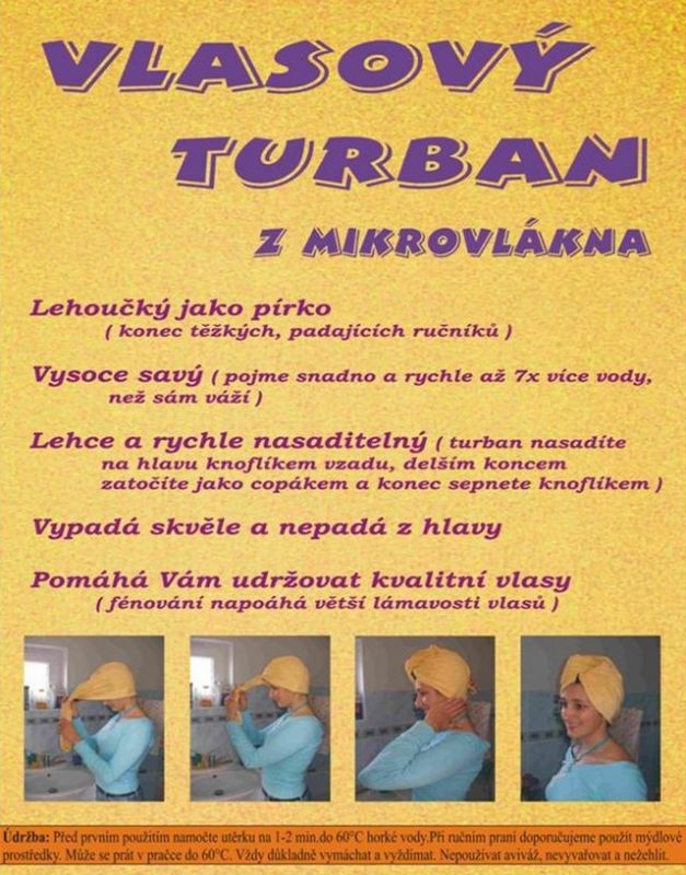 Vlasový turban CENTRUM SERVICE