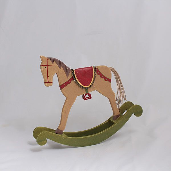 Hnědý houpací koník - vintage