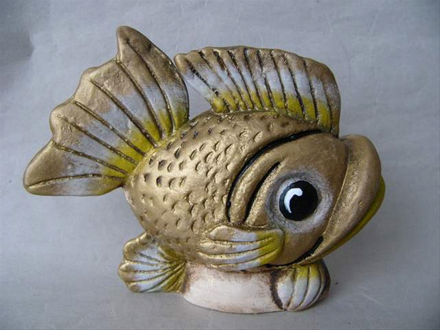 Soška zlatá rybka