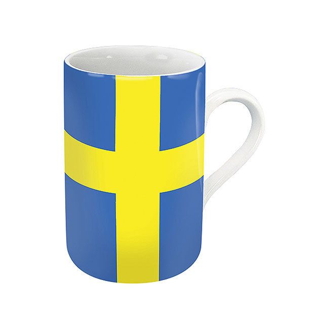 Hrnek se švédskou vlajkou