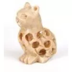 Kočka kamenná vyřezávaná 5,5 cm