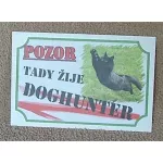 Tabulka Tady žije Doghunter