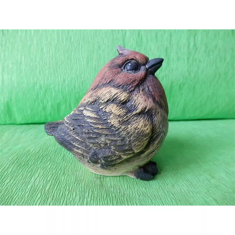Soška tlustý pták barevný