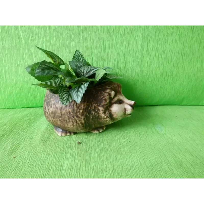 Keramický květináč mini ježek