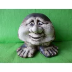 Keramický ozdobný kámen s nosem na nohách
