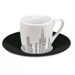 Metropolen on white - espresso