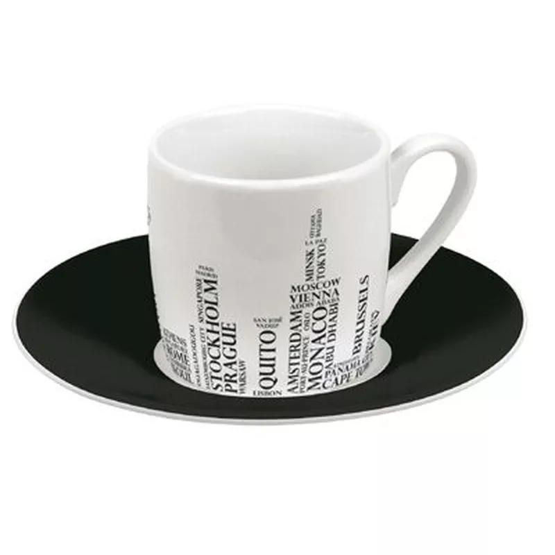 Metropolen on white - espresso