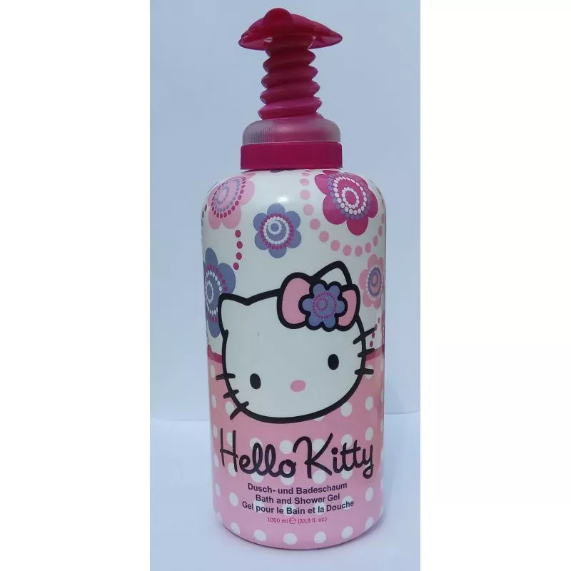 Sprchový gel a pěna do koupele Hello Kitty 1l