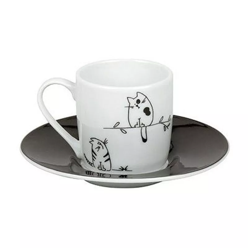 Hrnek Funny cats - espresso
