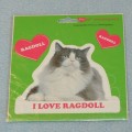 VELKÉ SAMOLEPKY RAGDOLL - kočka Ragdoll